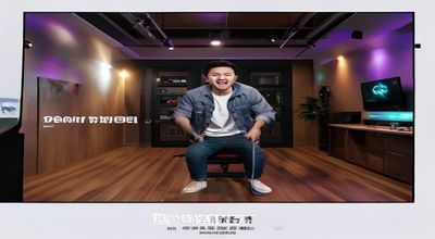 搞笑打屁股视频直播预告封面，主播在演播室内热情介绍本期精选内容